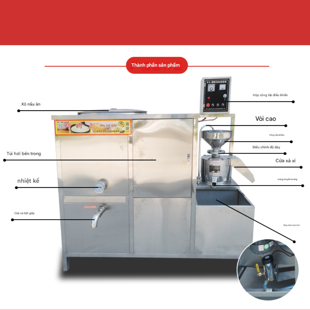Máy ép đậu phụ và làm sữa đậu nành tự động