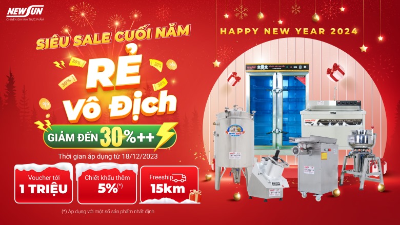 Khuyến mại cuối năm, NEWSUN giảm đến 30%++