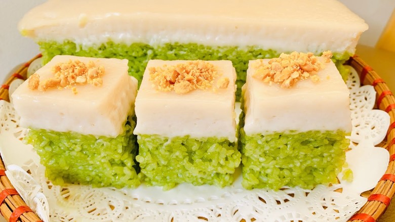 Xôi lá dứa kiểu Thái Xôi lá dứa kiểu Thái