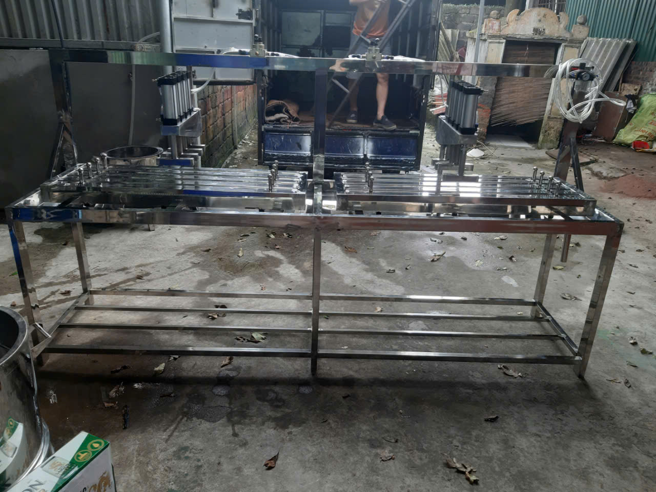 Dàn ép đậu khí nén