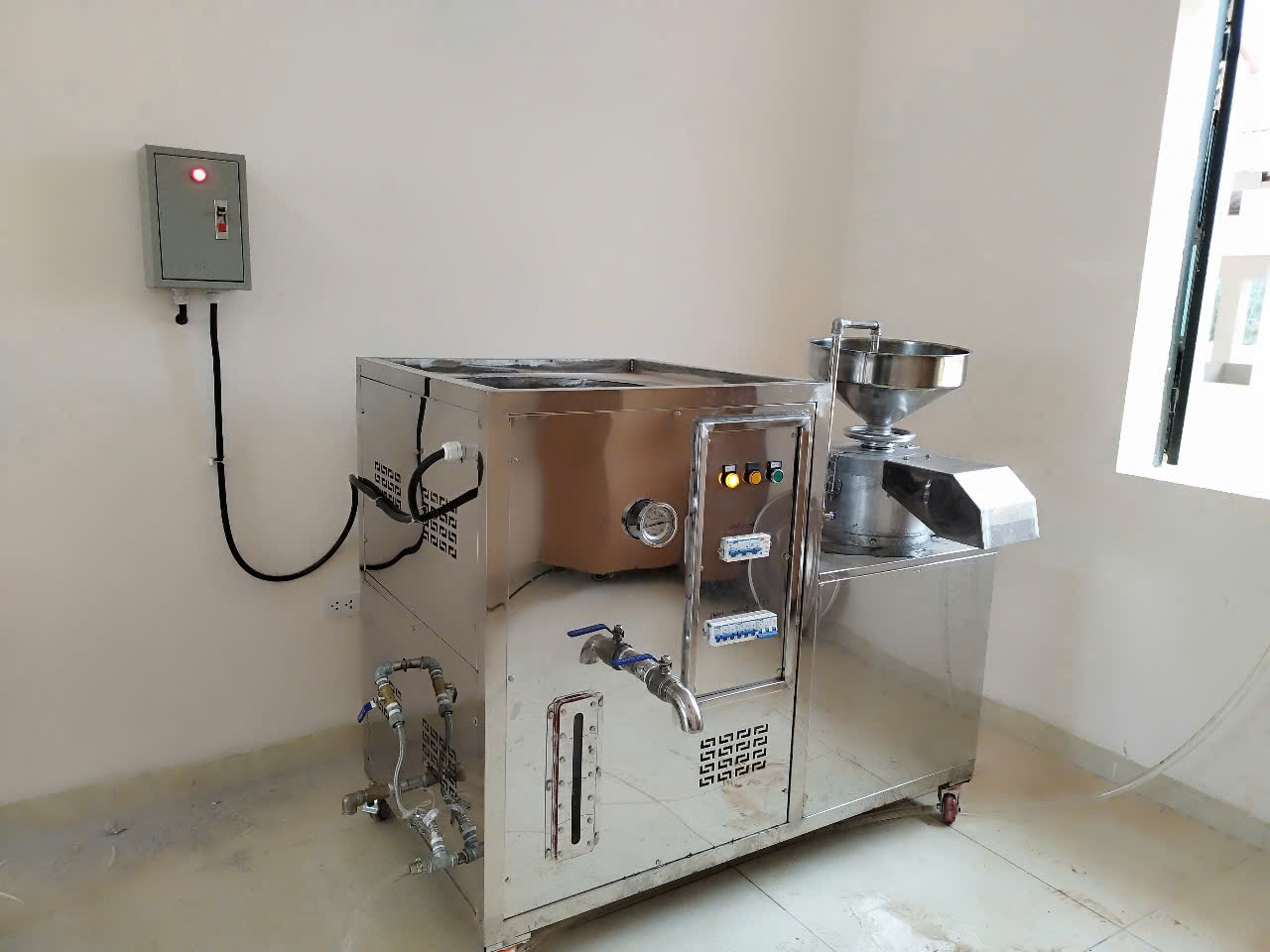 Dàn máy xay nấu tự động