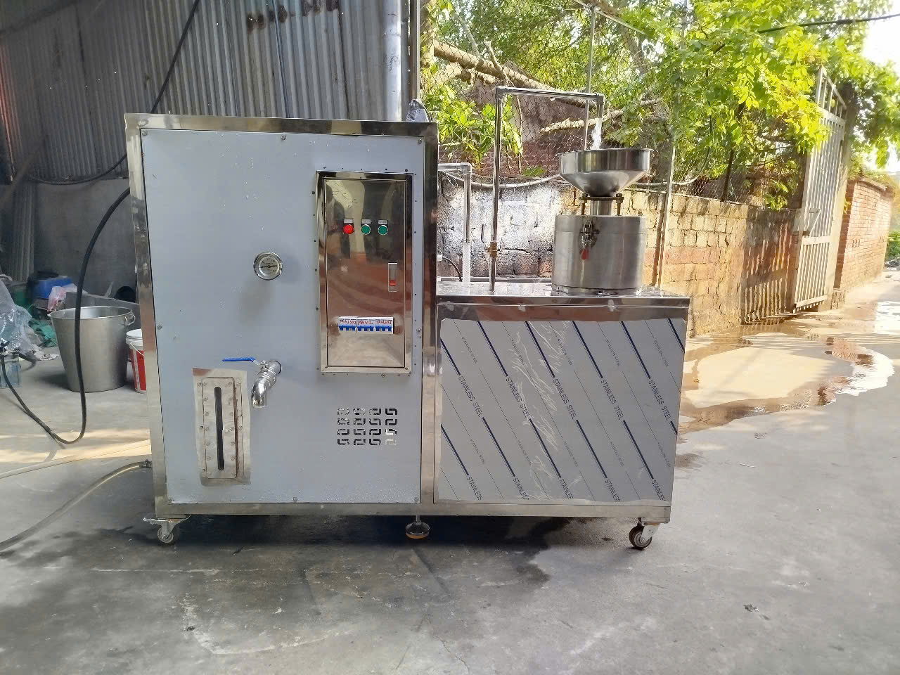 Máy làm đậu phụ liên hoàn