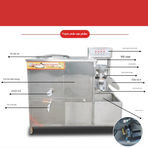 Máy ép đậu phụ và làm sữa đậu nành tự động