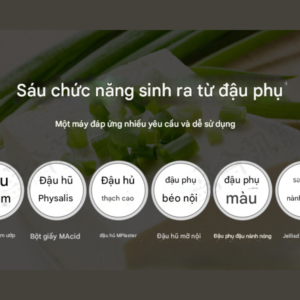 Máy làm đậu phụ tự động bằng thép không gỉ Tích hợp chức năng tách bã