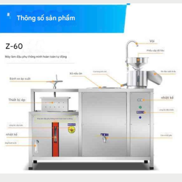 Máy làm sữa đậu nành xay đá Xuzhong tự động
