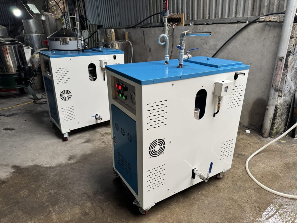 Nồi hơi điện nấu đậu AMANKONG